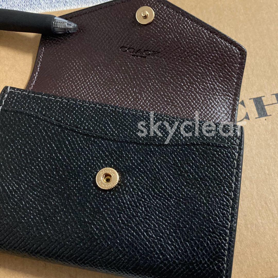 新品❇︎正規品 COACH カードケース 名刺入れ カードホルダー ブラック