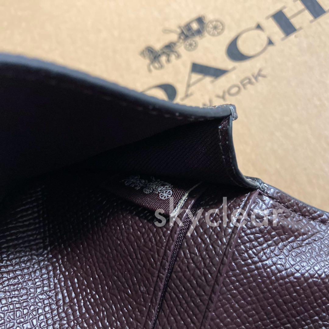 新品❇︎正規品 COACH カードケース 名刺入れ カードホルダー ブラック