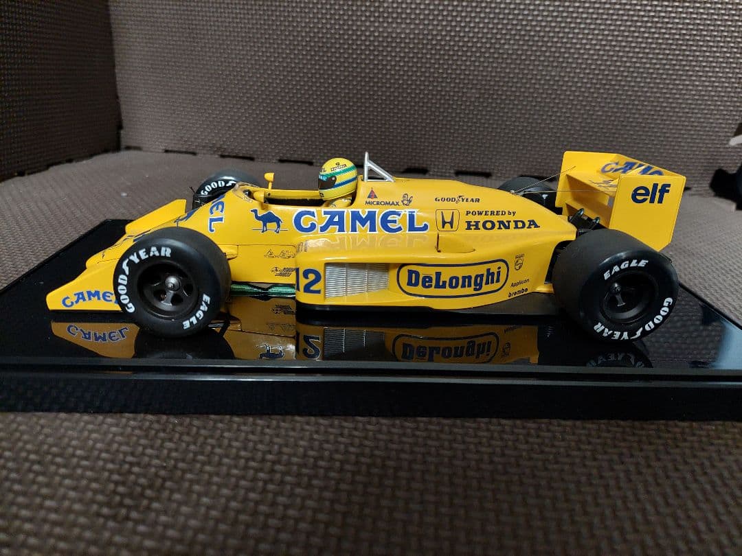 ミニチャンプス 1/18 ロータス 99T A.セナ 1987 CAMELロゴ