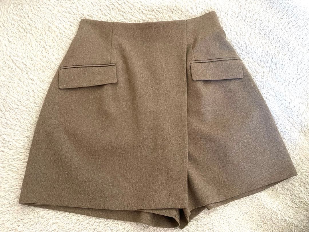 （FRAY I.D）ラップデザインミニスカパン