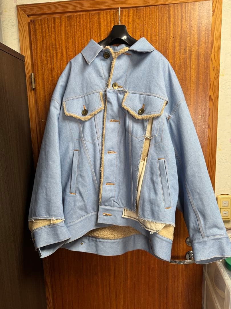 kolor デニムボアジャケット　カラー　サイズ2