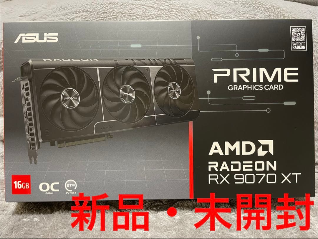 ASUS PRIME Radeon RX 9070 XT 16GB OC 新品