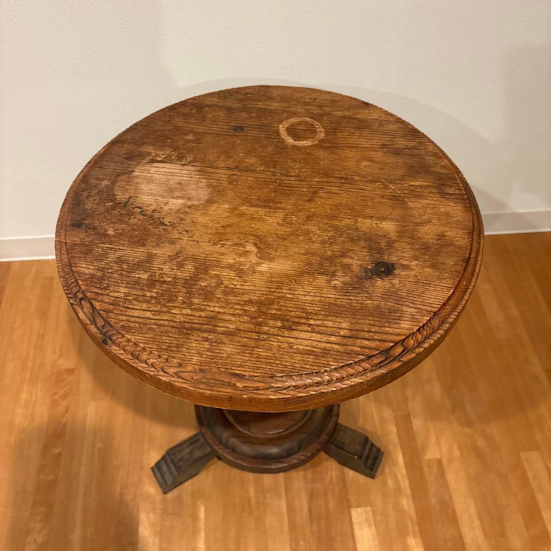 スペイン製　サイドテーブル　輸入家具