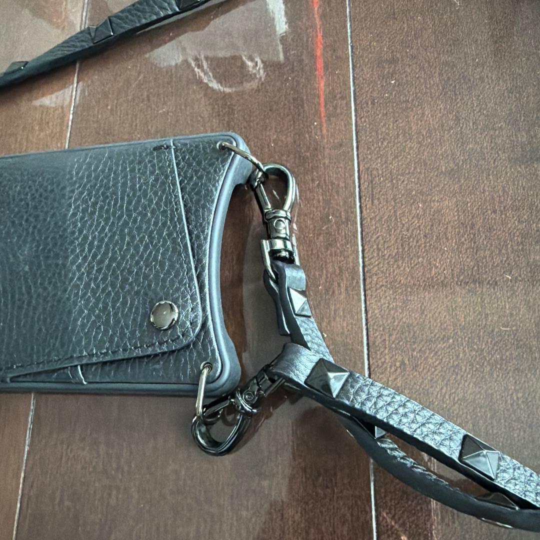 BANDOLIER ブラックレザー iPhone13プロケース