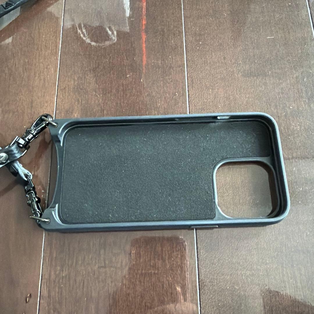 BANDOLIER ブラックレザー iPhone13プロケース