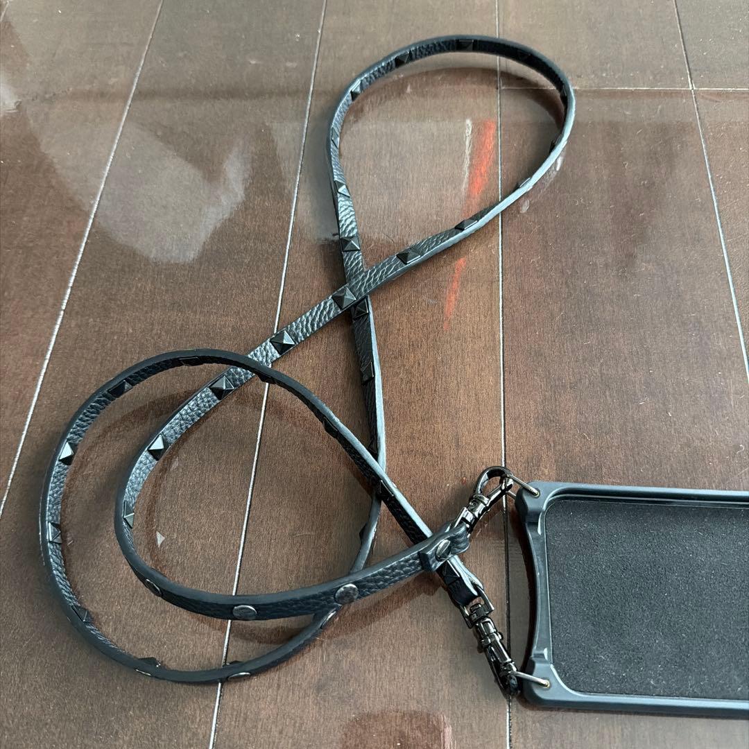 BANDOLIER ブラックレザー iPhone13プロケース