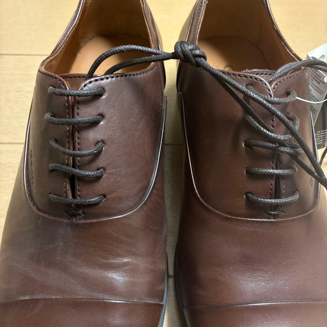ダークブラウン レザーシューズ