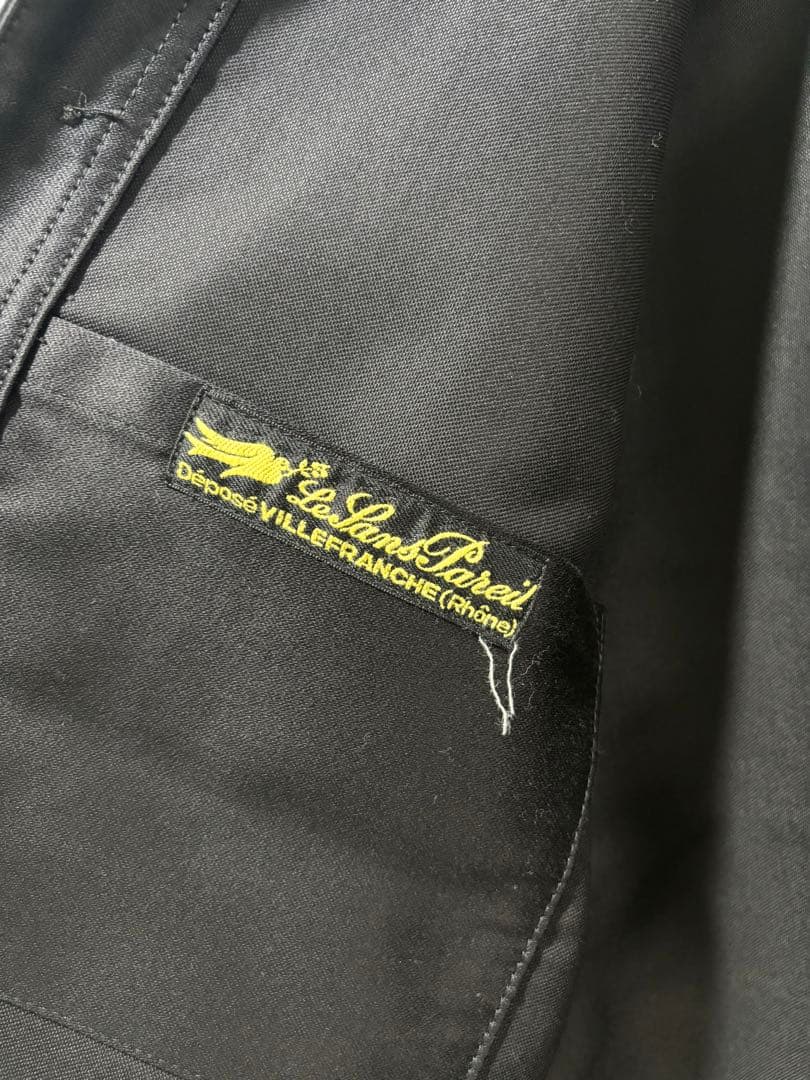 le sans pareil モールスキン カバーオール ブラック 38