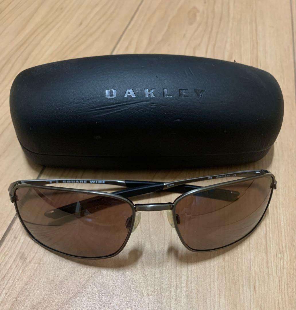 小物 OAKLEY TITANIUM SQUARE WIRE