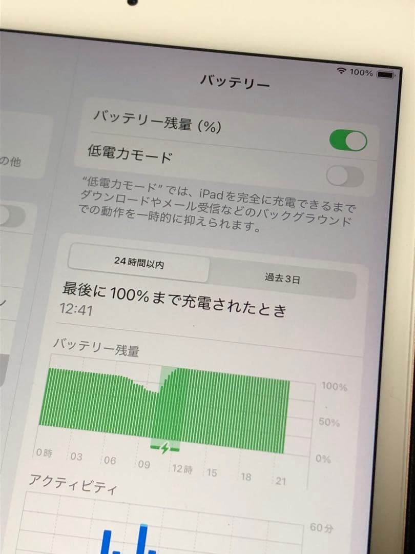 iPadminiWi-Fi+Cellular 第5世代ゴールド64G箱充電極美品