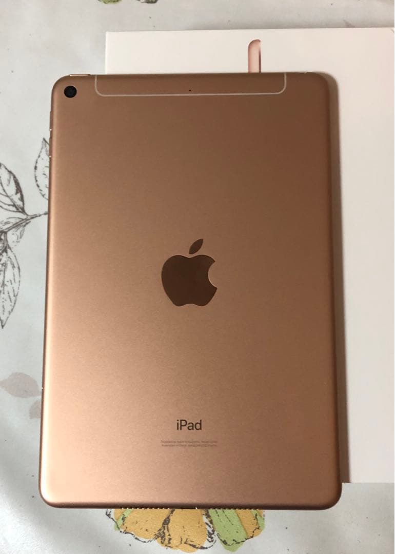 iPadminiWi-Fi+Cellular 第5世代ゴールド64G箱充電極美品