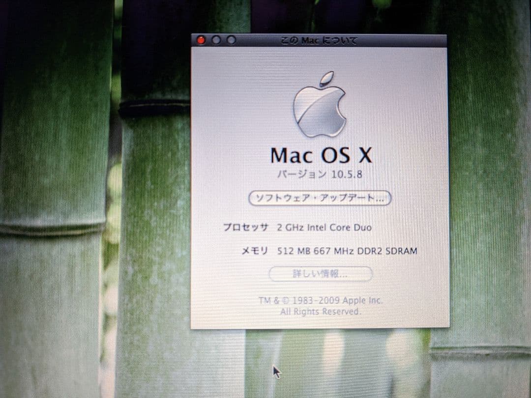 Macbook Early2006 A1181 ジャンク