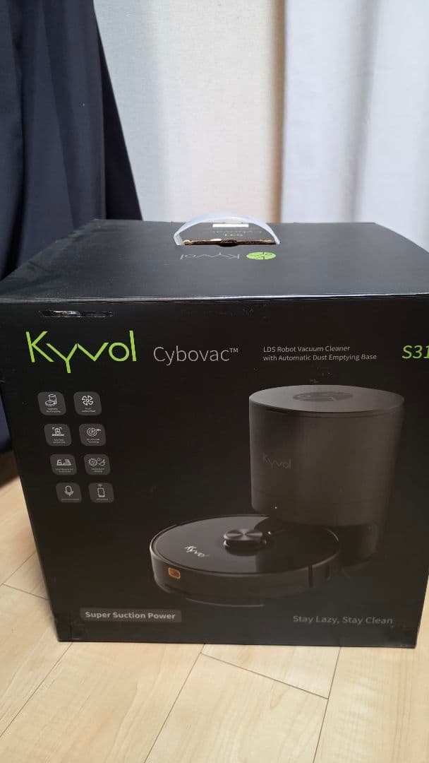 【美品】Kyvol S31 ロボット掃除機 本体　吸引 水拭き両用　自動ゴミ収集