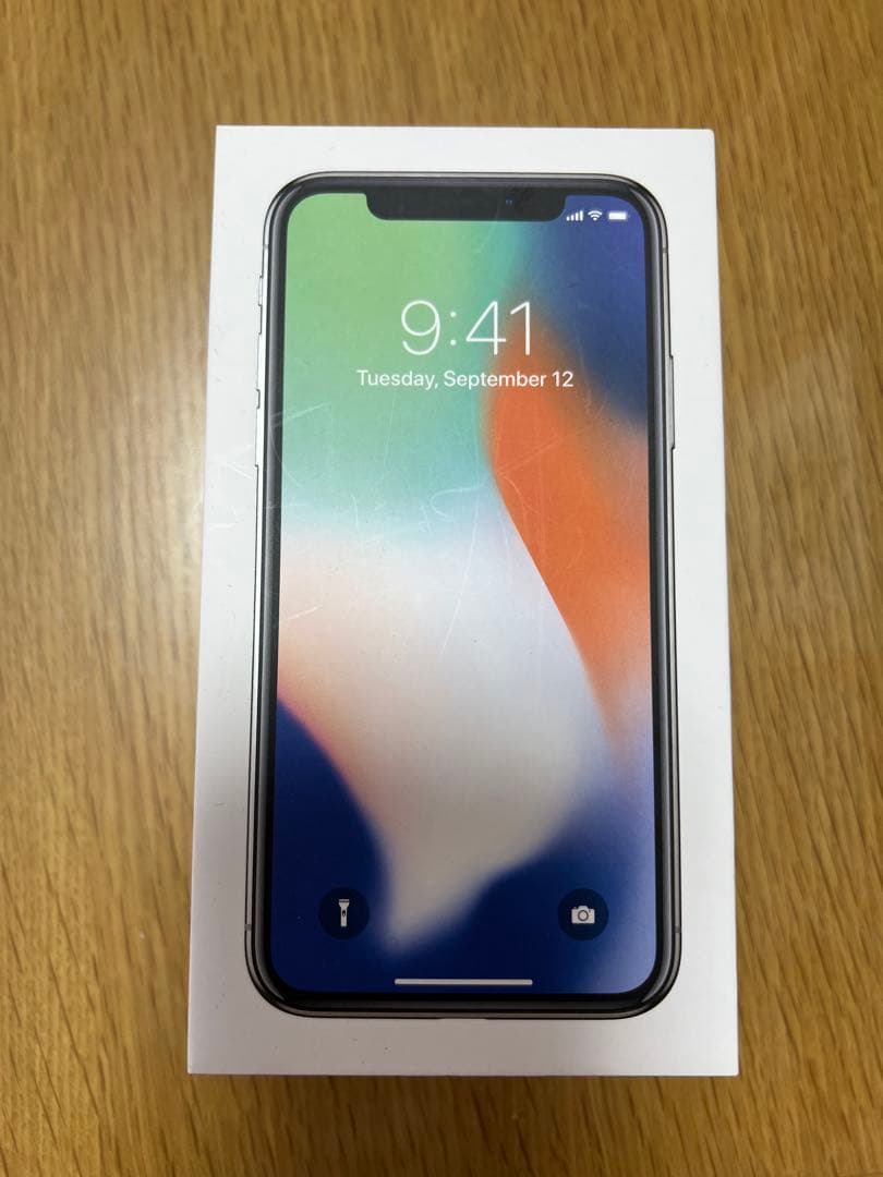 値下げ！美品！修理、電池交換済iPhone X シルバー 5.8インチ256GB