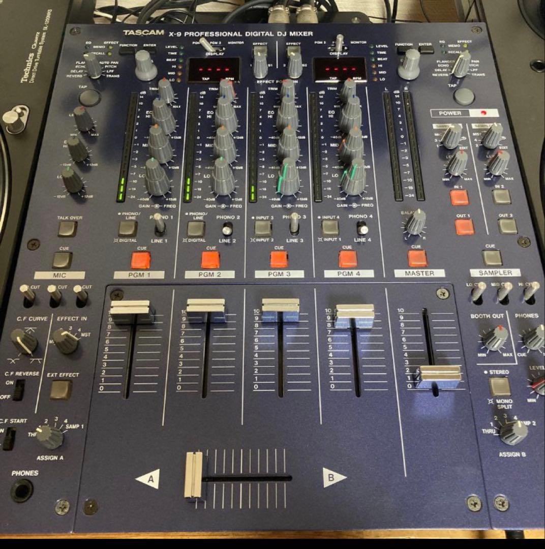 美品！安くても良い音の4ch！メンテ済み！ TASCAM X9 DJミキサー