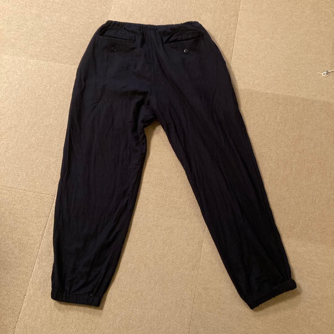 COMOLI コモリ W03-03007 ネイビー ウールビエラ ドロースト 2