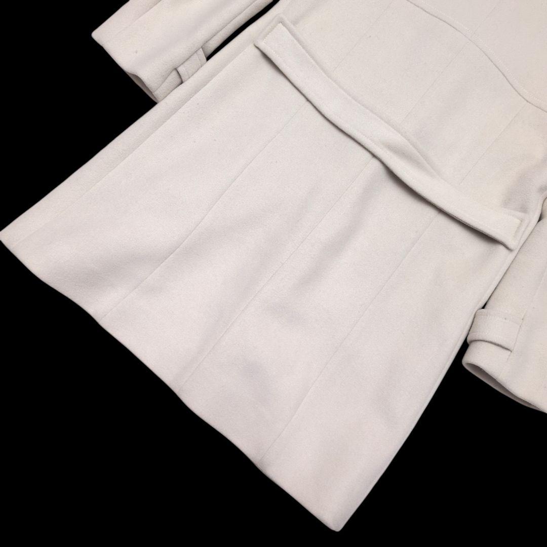 【カシミヤ100% 美品】フォクシー　ロングコート　フォックスファー　シルク