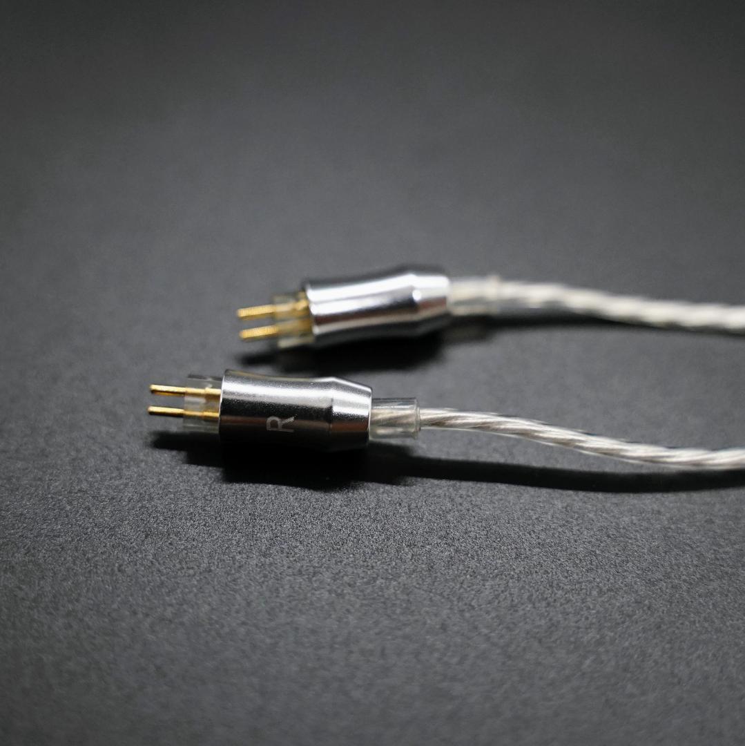 ついに7N 超冷凍製単結晶銅銀メッキ！最高スペックリケーブル3.5mm/2pin