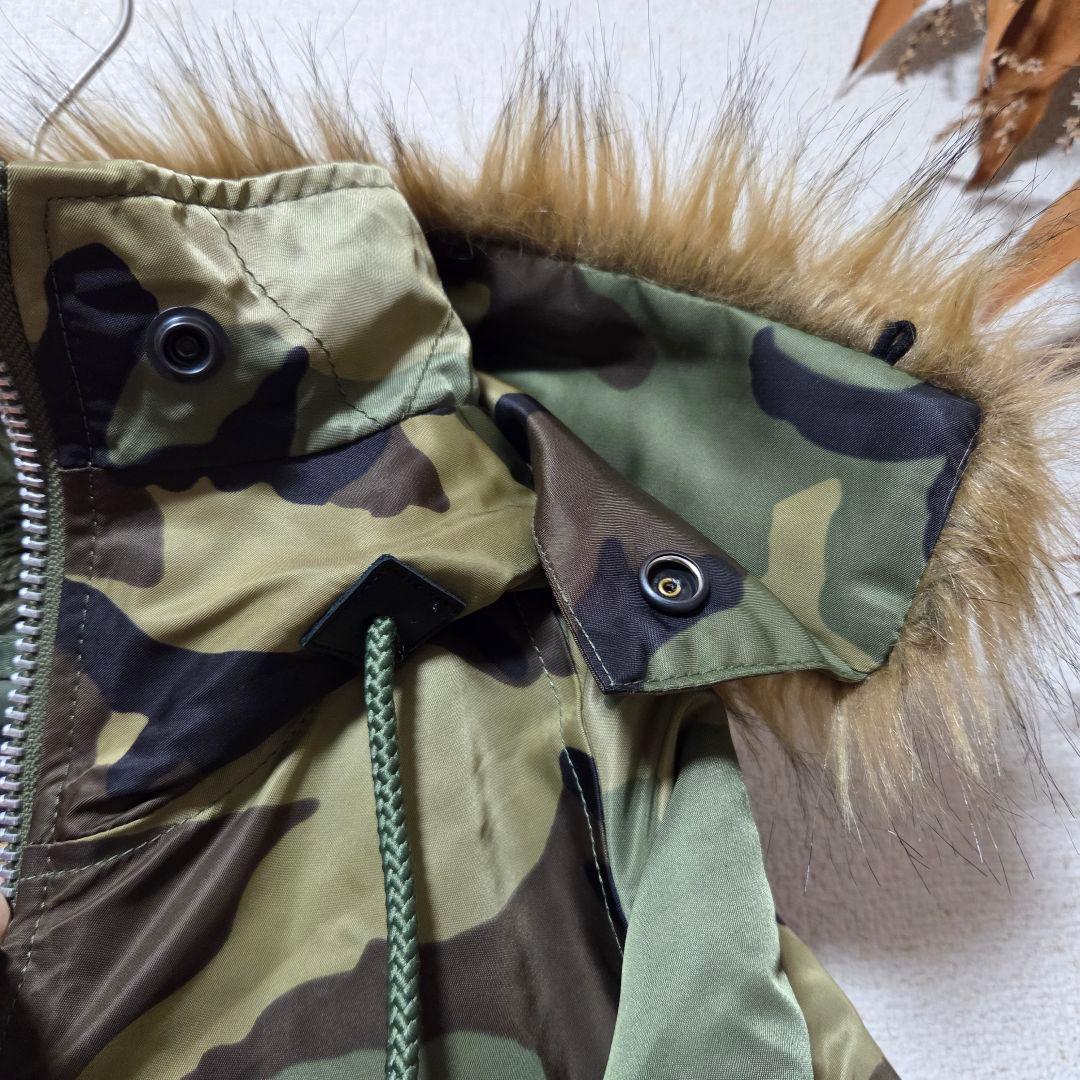 美品/ALPHA INDUSTRIES/迷彩/N-3B/S/ミリタリージャケット