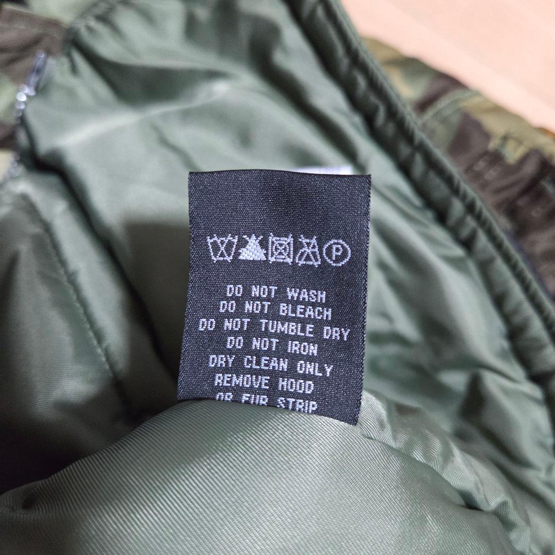 美品/ALPHA INDUSTRIES/迷彩/N-3B/S/ミリタリージャケット