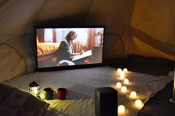 ■エプソン EPSON■ 50型 携帯型ロールスクリーン 会議・出張・プレゼン