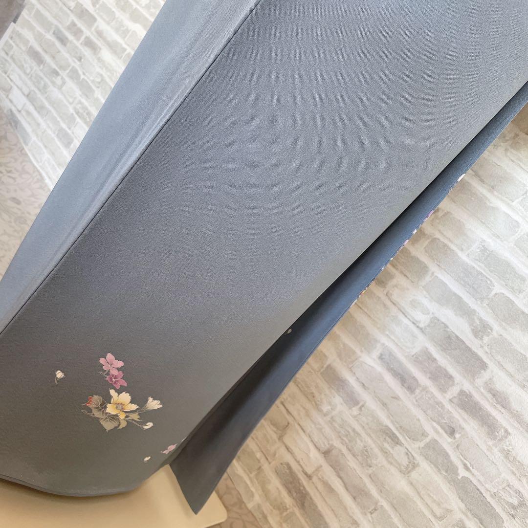 訪問着　フルセット　枝垂れ桜　上品な控えめ　華々　着物　付け下げ　Q1