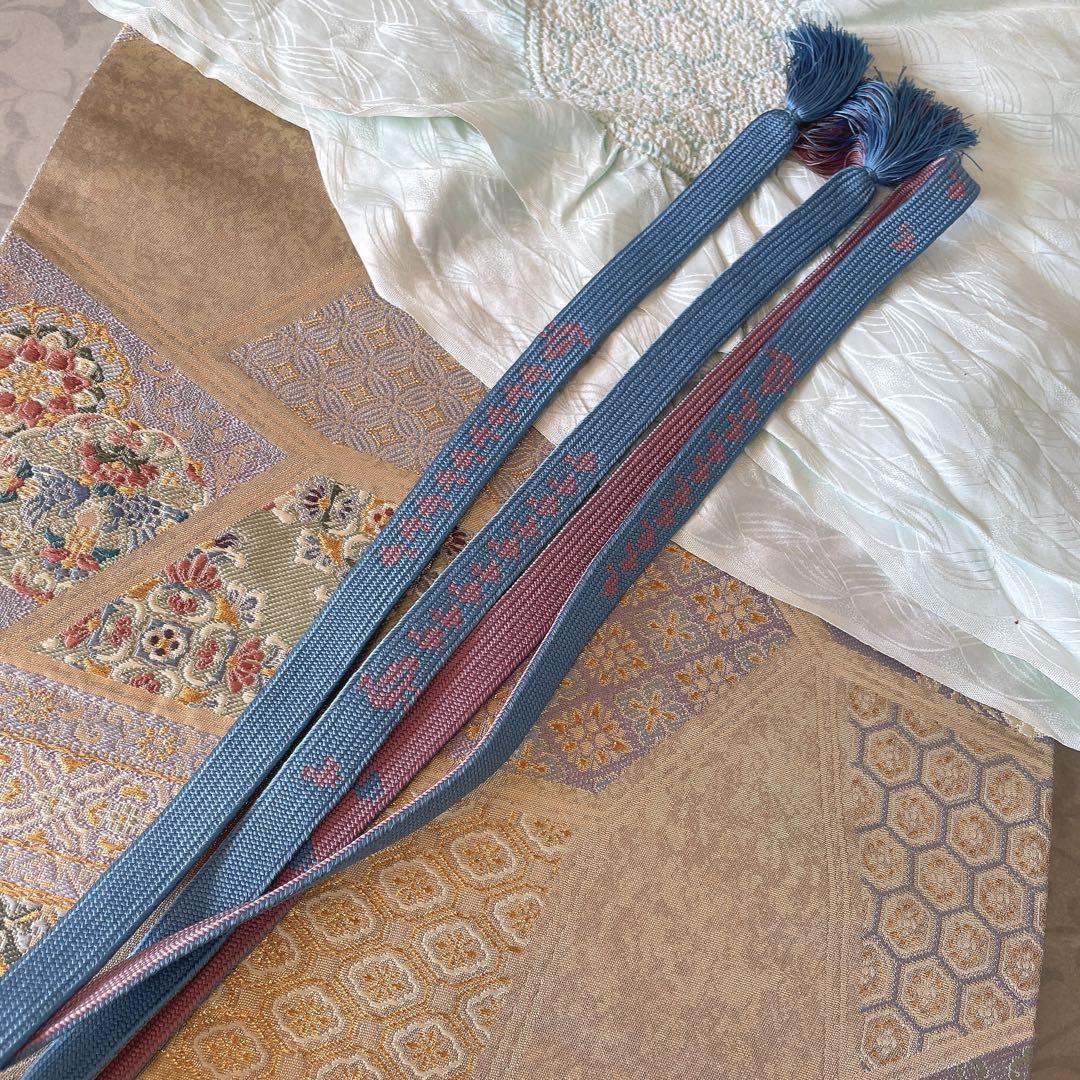 訪問着　フルセット　枝垂れ桜　上品な控えめ　華々　着物　付け下げ　Q1