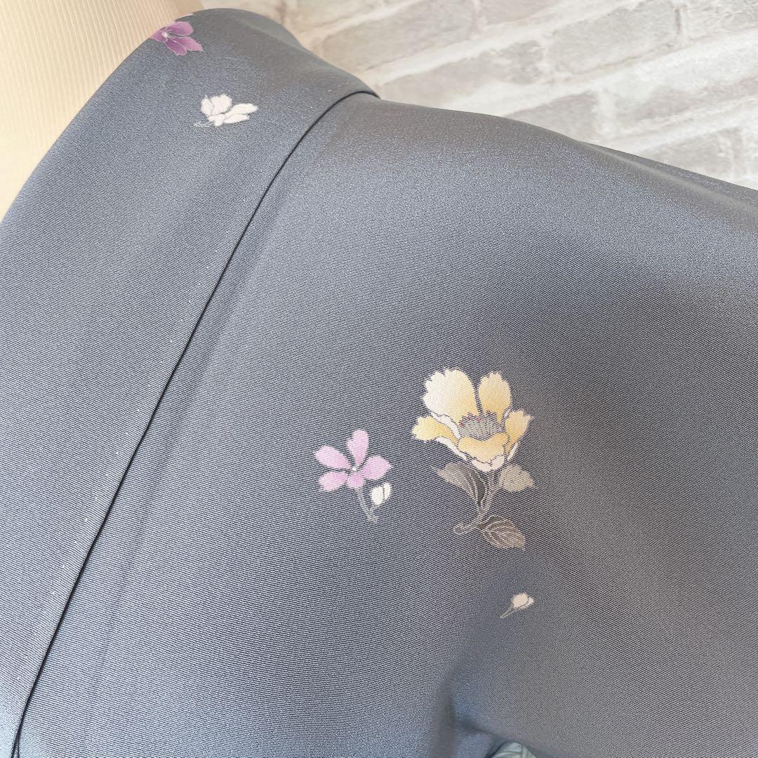 訪問着　フルセット　枝垂れ桜　上品な控えめ　華々　着物　付け下げ　Q1