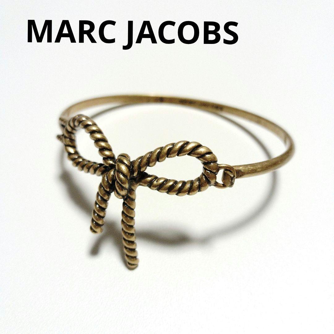 【Aimerさん着用✨️】MARC JACOBS ゴールド リボンバ ングル