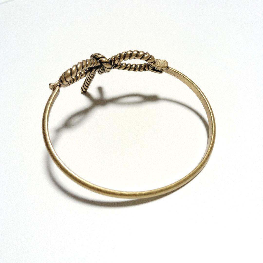 【Aimerさん着用✨️】MARC JACOBS ゴールド リボンバ ングル