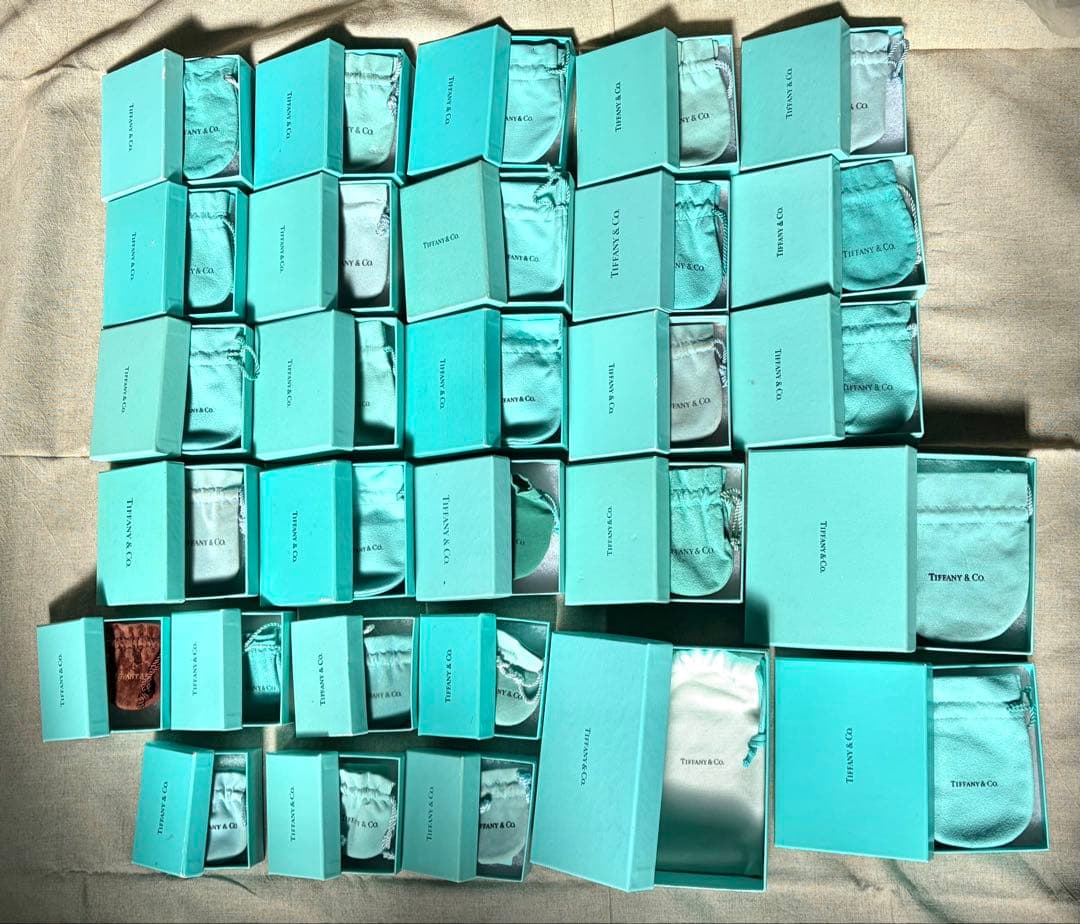 ティファニー　Tiffany 空箱　巾着　29個まとめ