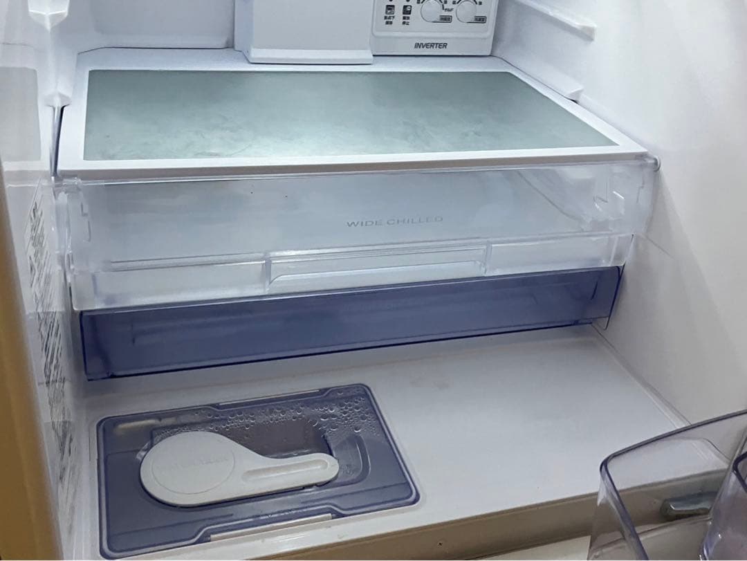 三菱ノンフロン冷凍冷蔵庫　MR-CX-33G-W美品！