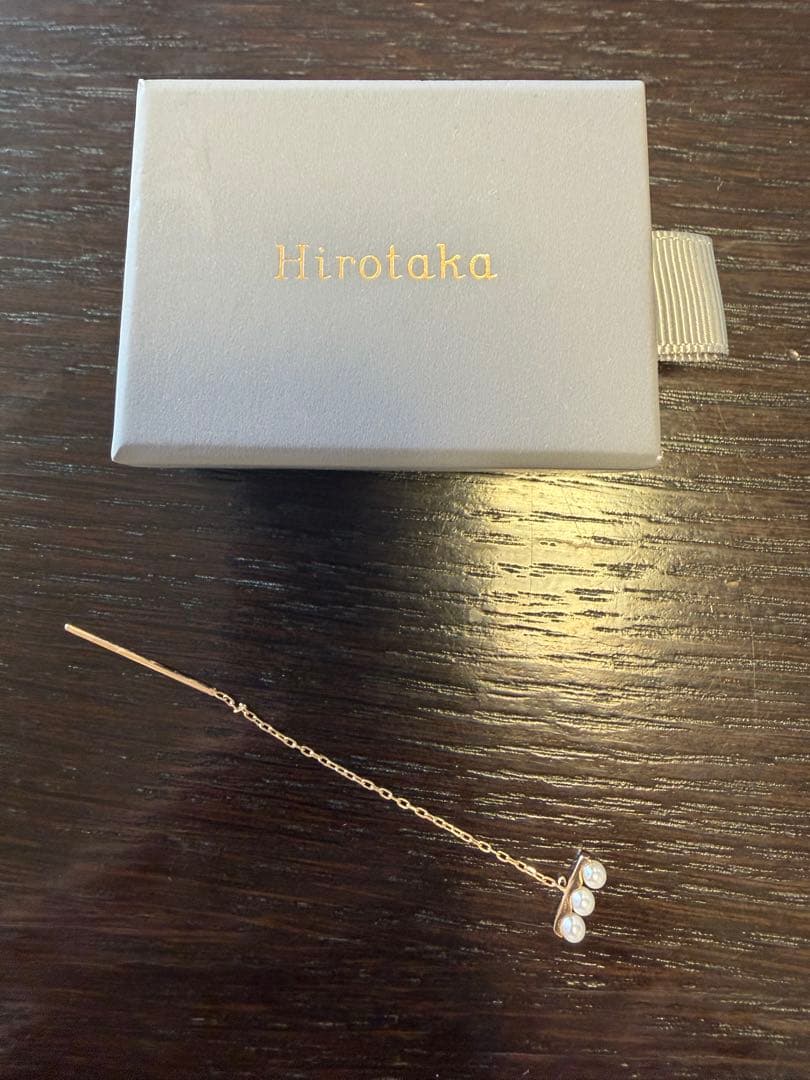 週末限定値下げHirotakaアコヤパール チェーンピアス