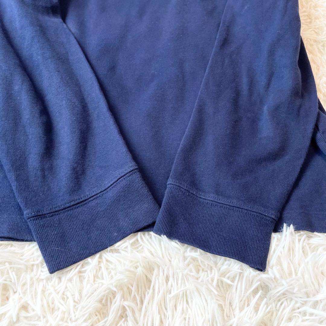 ポロラルフローレン ポロベア刺繍 ハーフジップスウェット ネイビー M相当