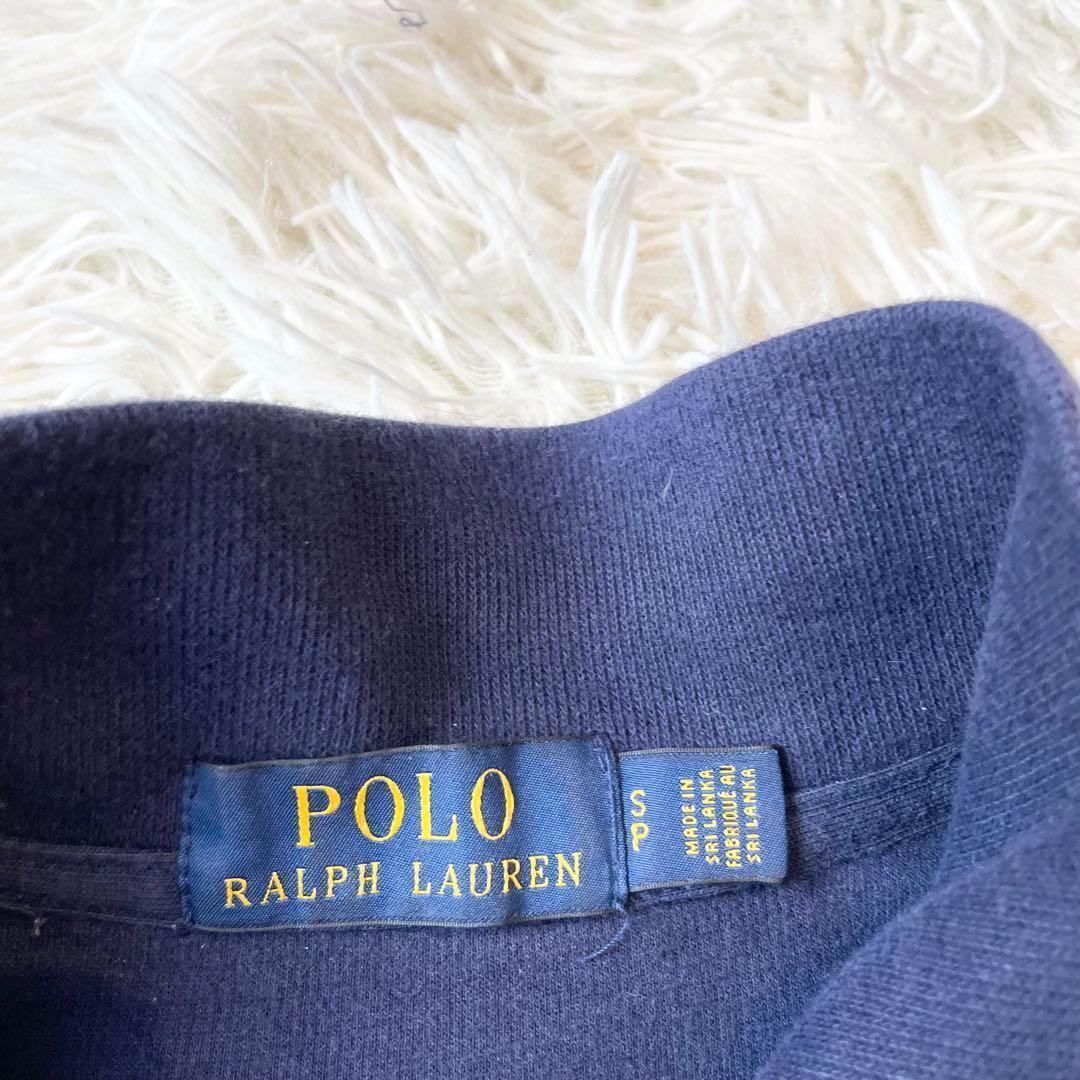 ポロラルフローレン ポロベア刺繍 ハーフジップスウェット ネイビー M相当