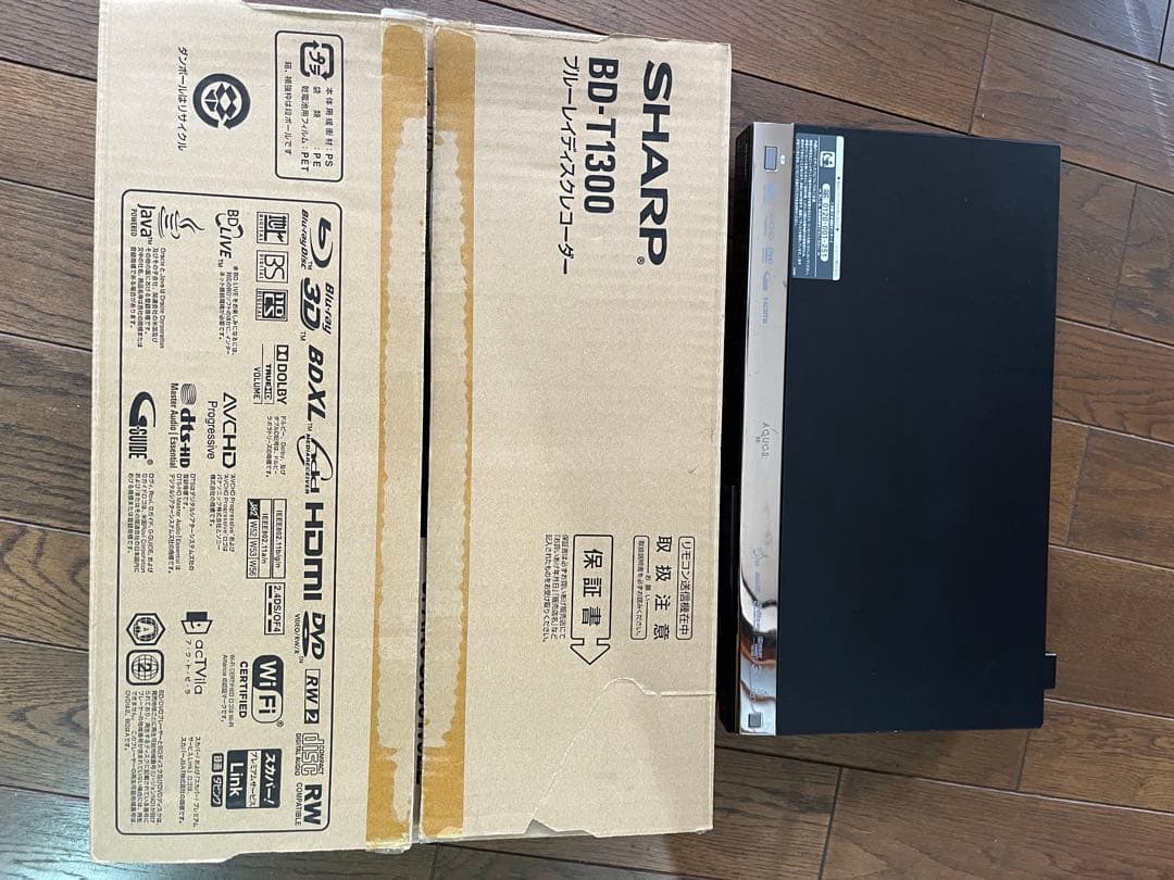SHARP BD-T1300 ブルーレイディスクレコーダー