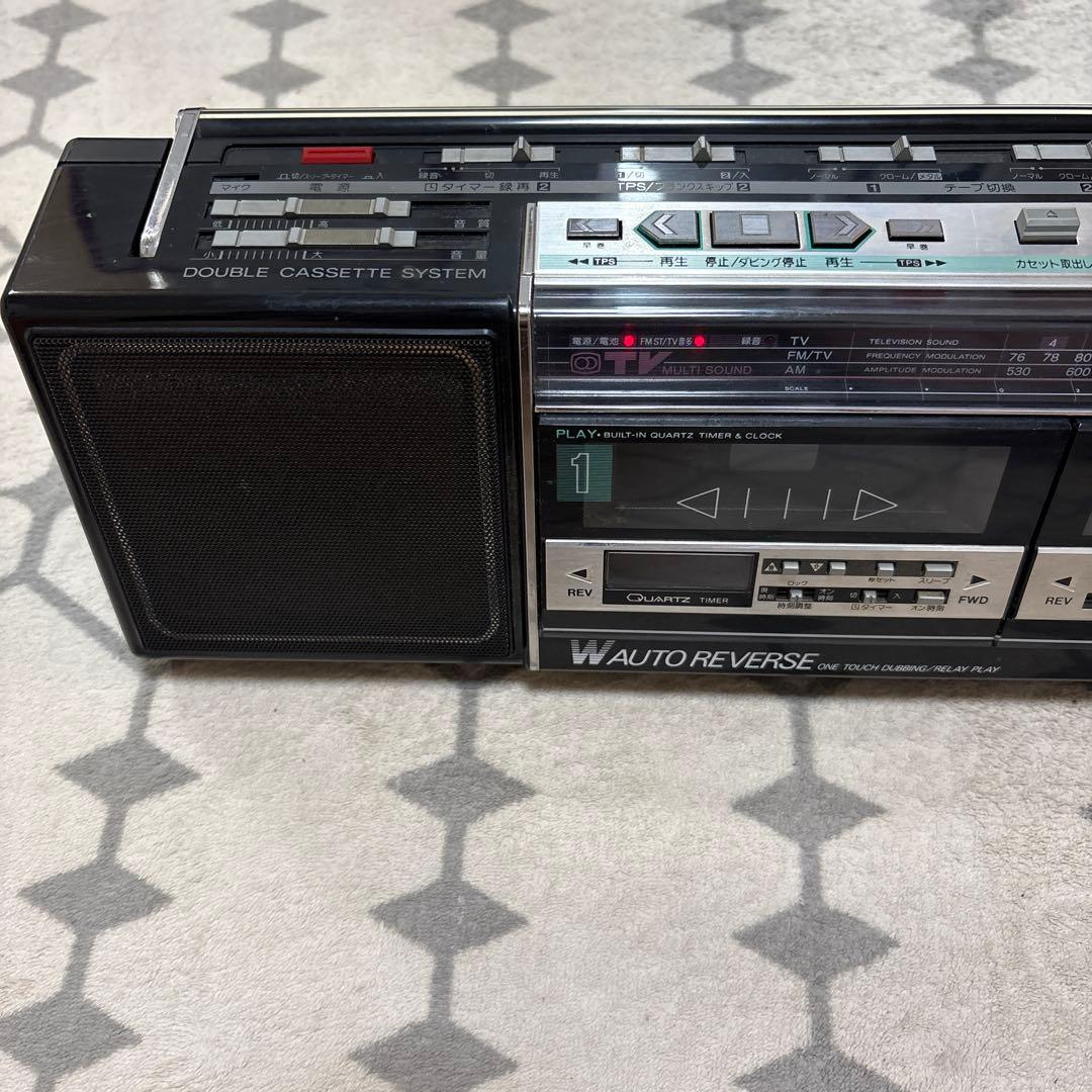 National ラブコール RX-FW50 ブラック レトロ ラジカセ