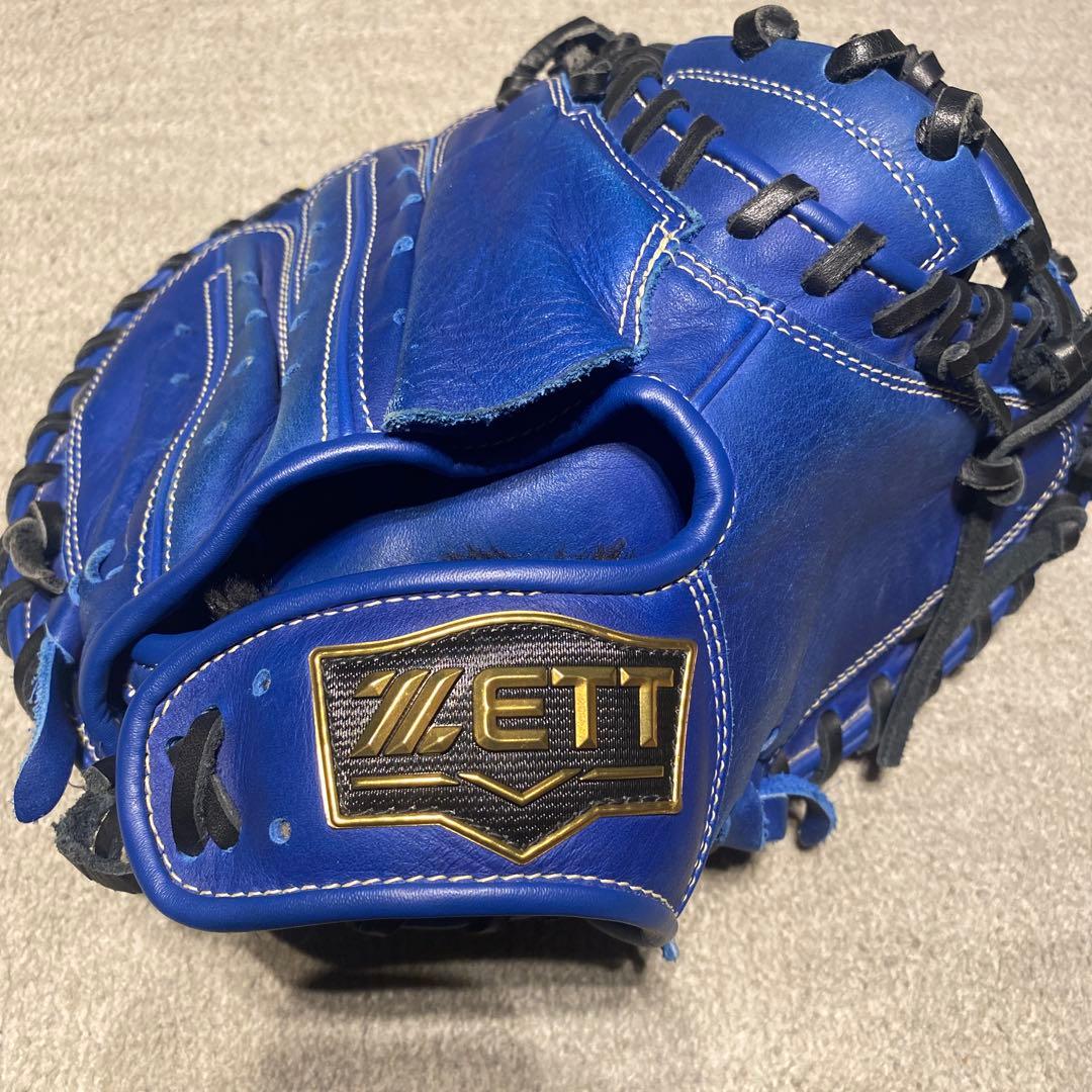 ZETT 少年野球　キャッチーミット　ロイヤルブルー