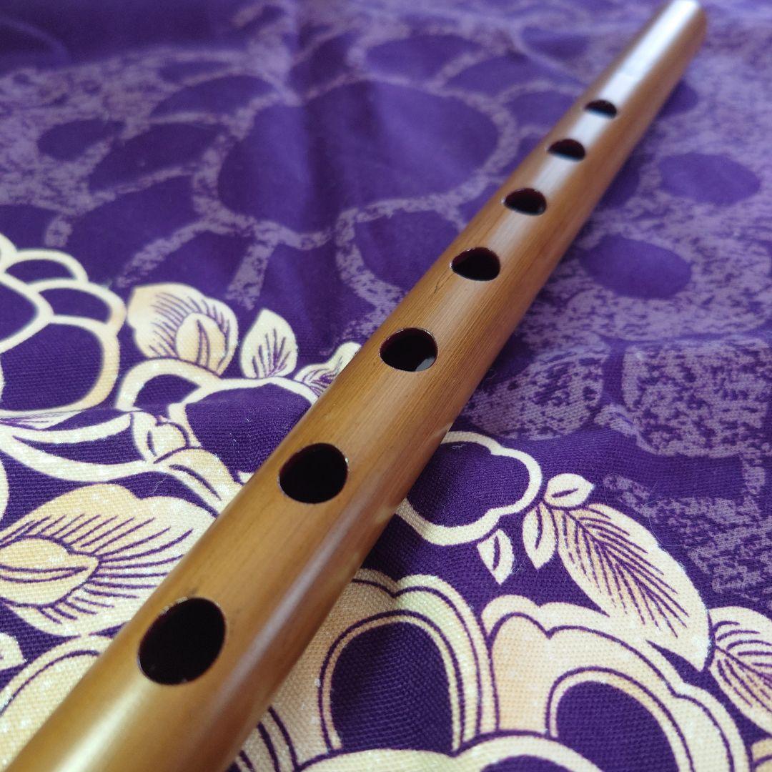 篠笛　古典調　五本調子　拭漆