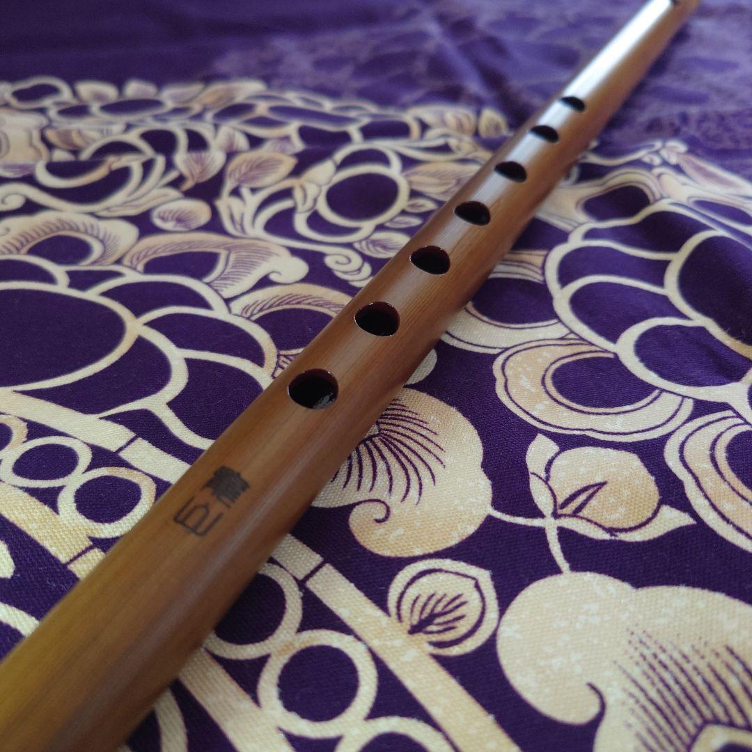 篠笛　古典調　五本調子　拭漆