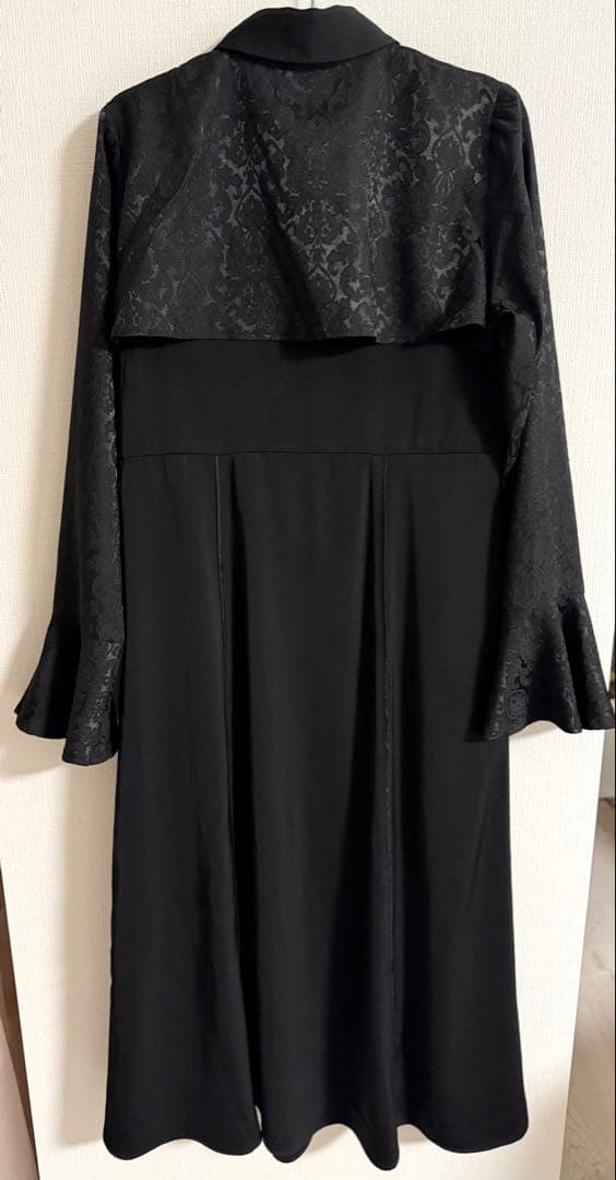 【美品】HARE ジャガードチャイナボレロワンピース ブラック