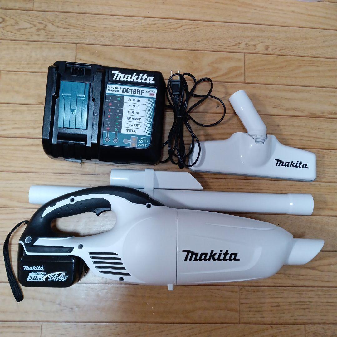 マキタ14.4V充電式クリーナーCL140FD 純正バッテリー、純正急速充電器付