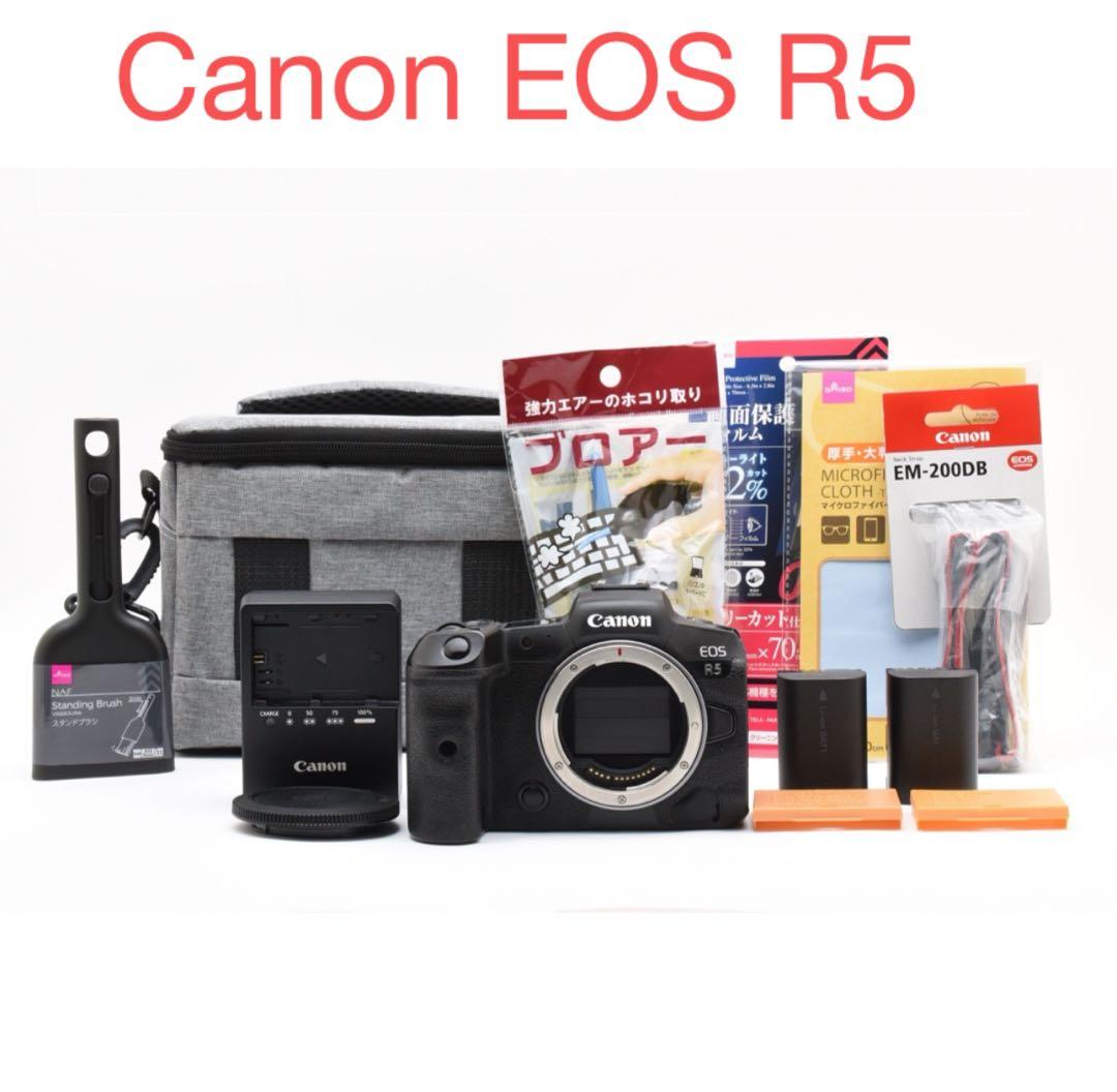 デジタル一眼ミラーレスカメラ/保証付き/付属品付き/Canon EOS R5