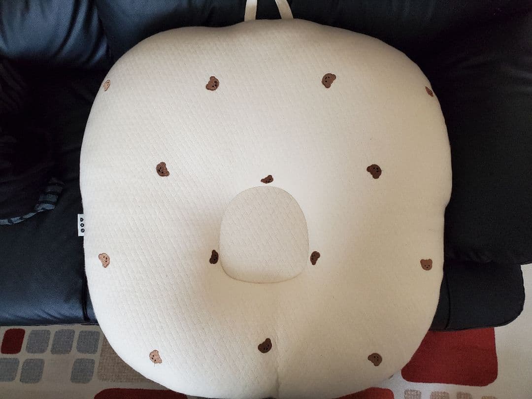 ロトトクッション　くま柄　チェリー柄