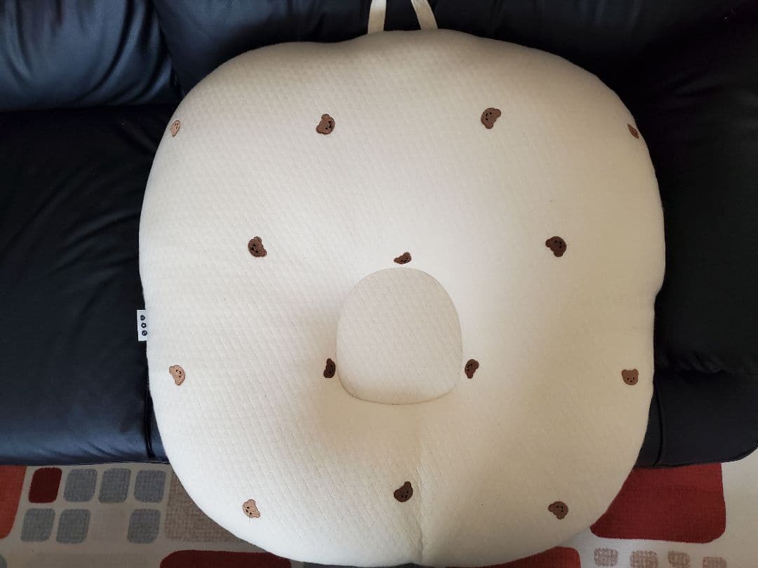 ロトトクッション　くま柄　チェリー柄