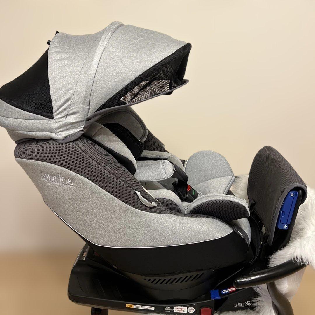 アップリカ クルリラ チャイルドシート 新生児ISOFIX グレー2016315