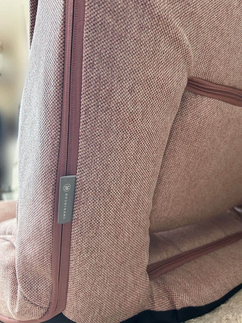 腰の神様がくれた座椅子PLUS・ハイバックリクライニング座椅子・ピンク