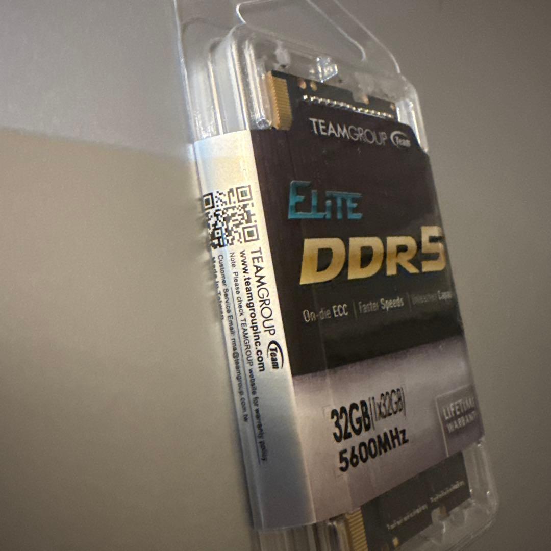 メモリー TEAMGROUP ELITE DDR5 32GB 5600MHz