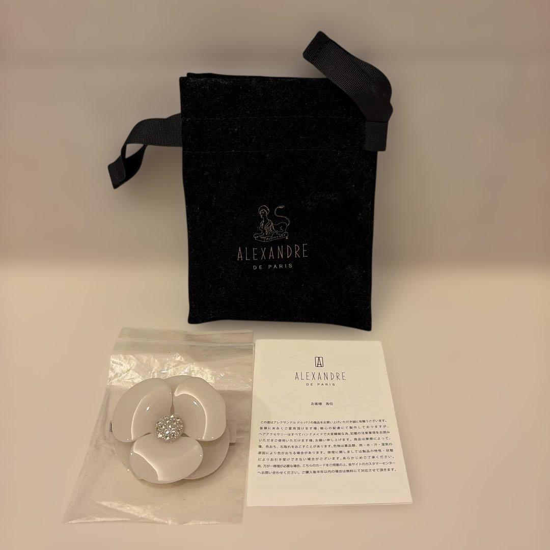 ALEXANDRE DE PARIS カメリア　ヘアバレッタ