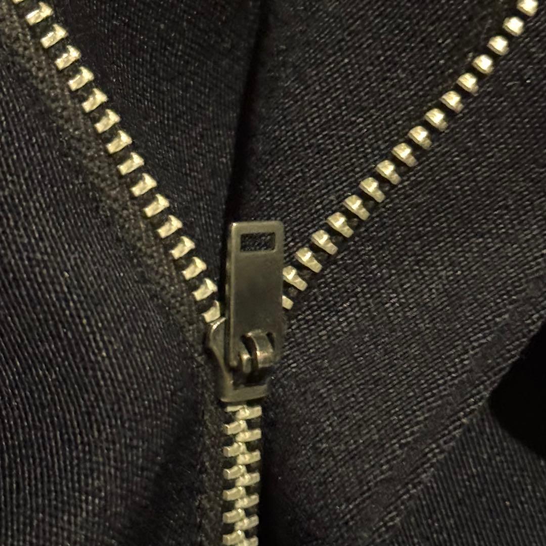 50s レーヨンギャバジンスラックス　レーヨンウール　紺